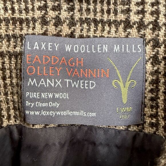 Bethany Williams Manx Tweed Wool Jacket XL Handwoven Applique Made in England - Picture 9 of 13